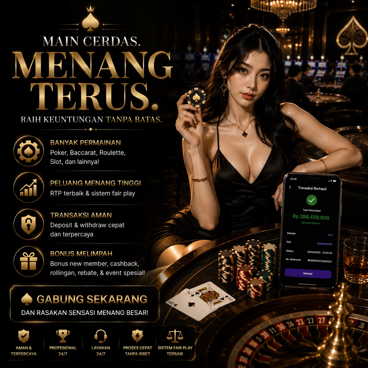 Imagem promocional da luck88 mostrando a plataforma e suas vantagens